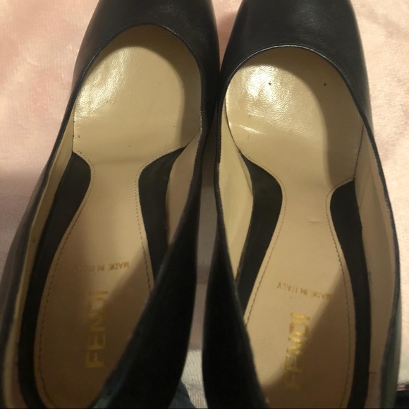 Fendi Fendista Logo-Toe Platform Pump - Picture 4 of 8